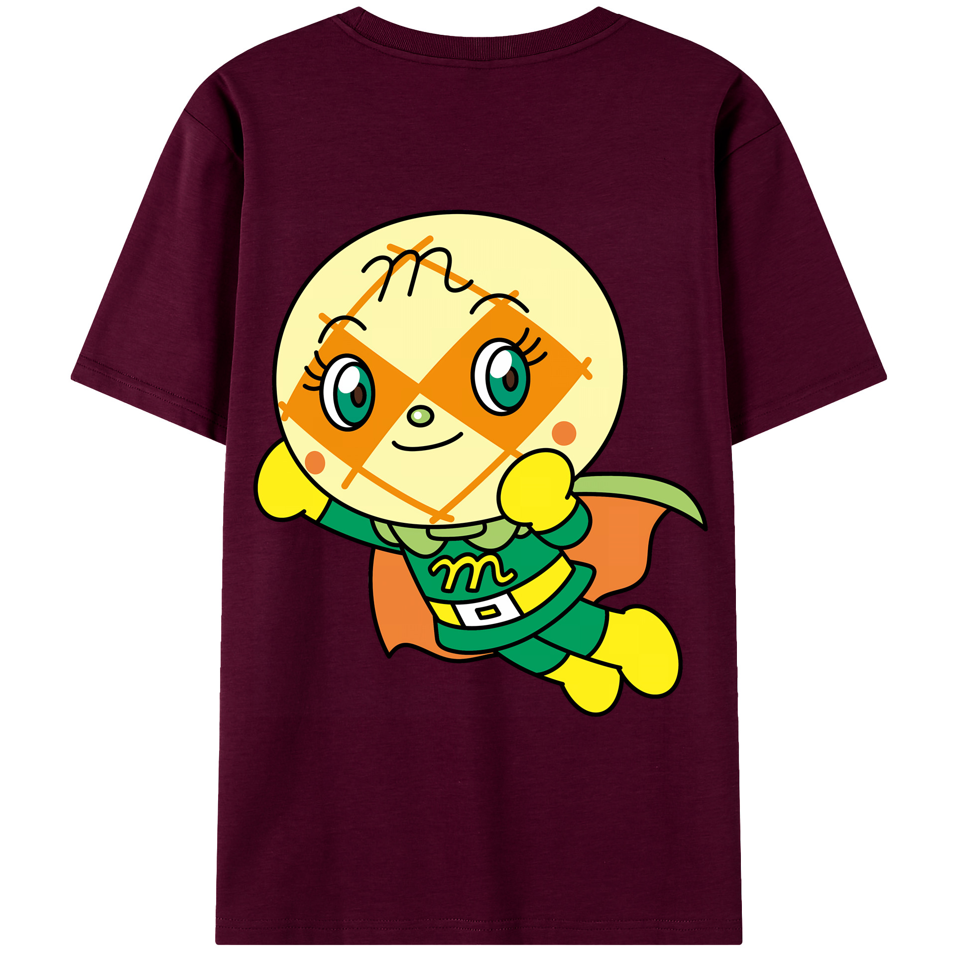 （画像用） アンパンマン Anpanman レディース半袖Tシャツ(バックプリント)